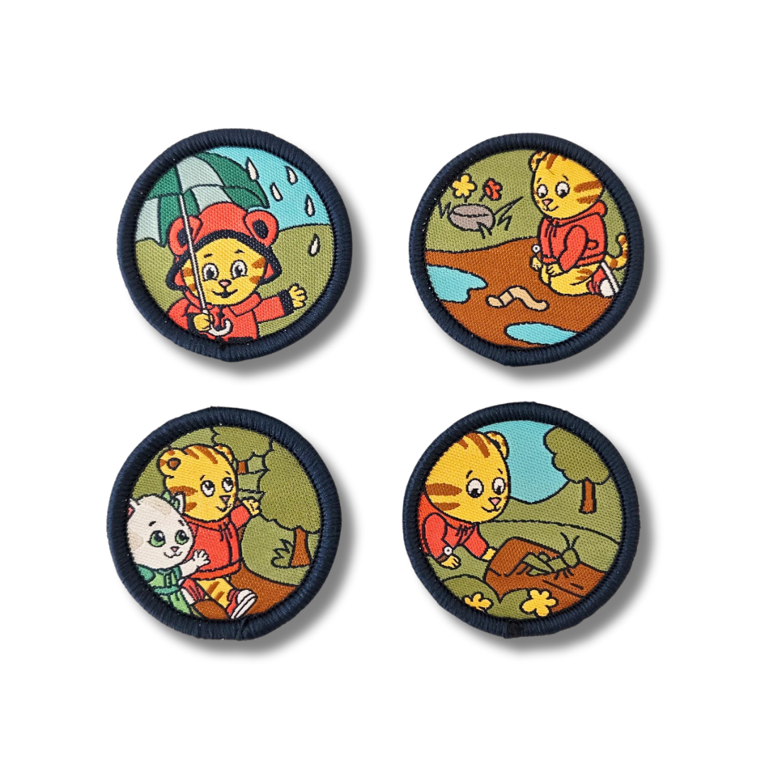 Daniel Tiger's Neighborhood Happy Song Patches