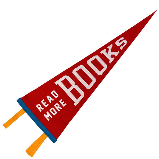 "Read More Books" Pennant