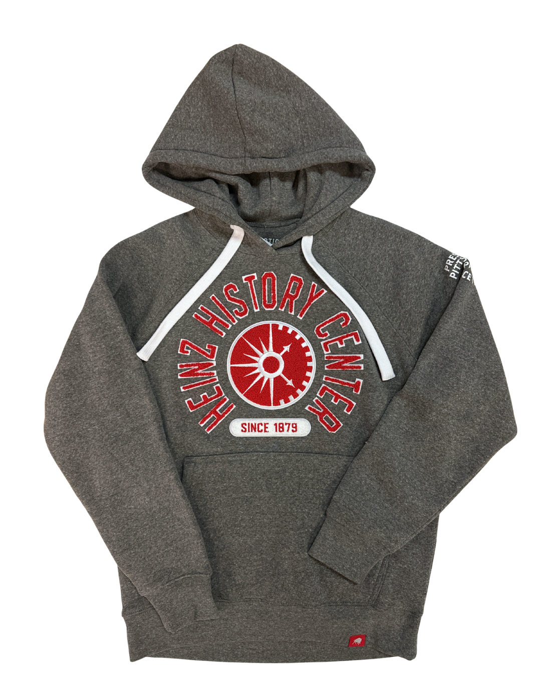 Grey Heinz History Center Embroidered Chenille Hoodie – Shop  display picture 3