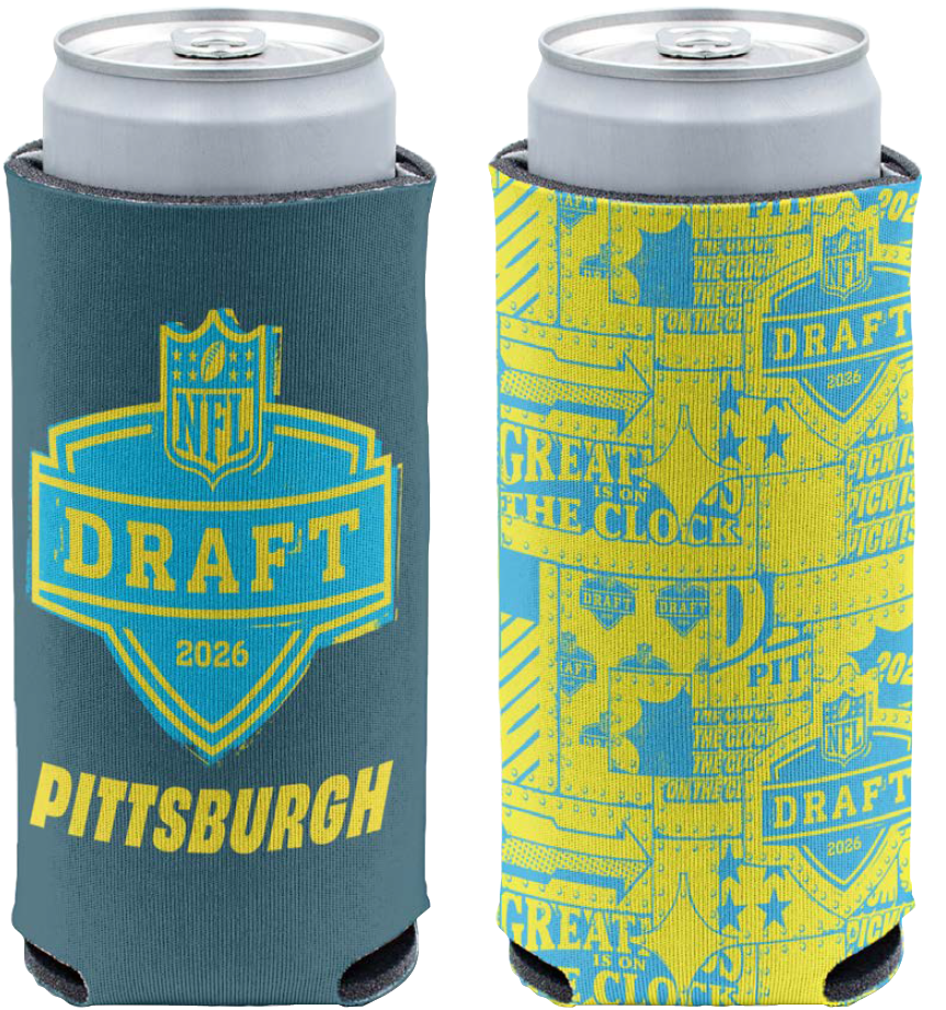 Pittsburgh 2026 NFL Draft 12 oz. Slim Can Cooler