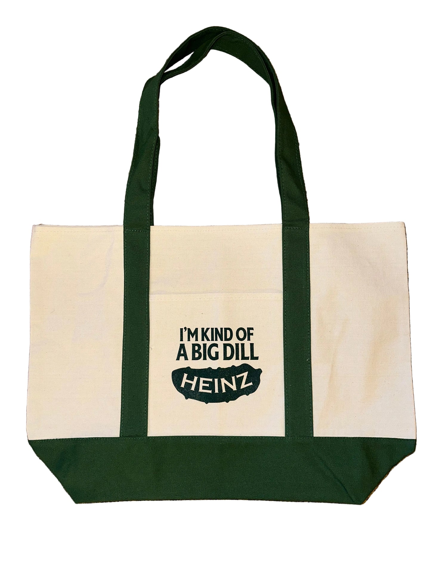 "I'm Kind of a Big Dill" Heinz Pickle Tote Bag