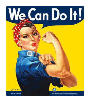 We Can Do it! Tin Sign