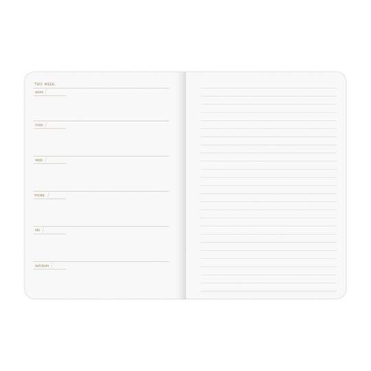 Frank Lloyd Wright Gilded Undated Planner