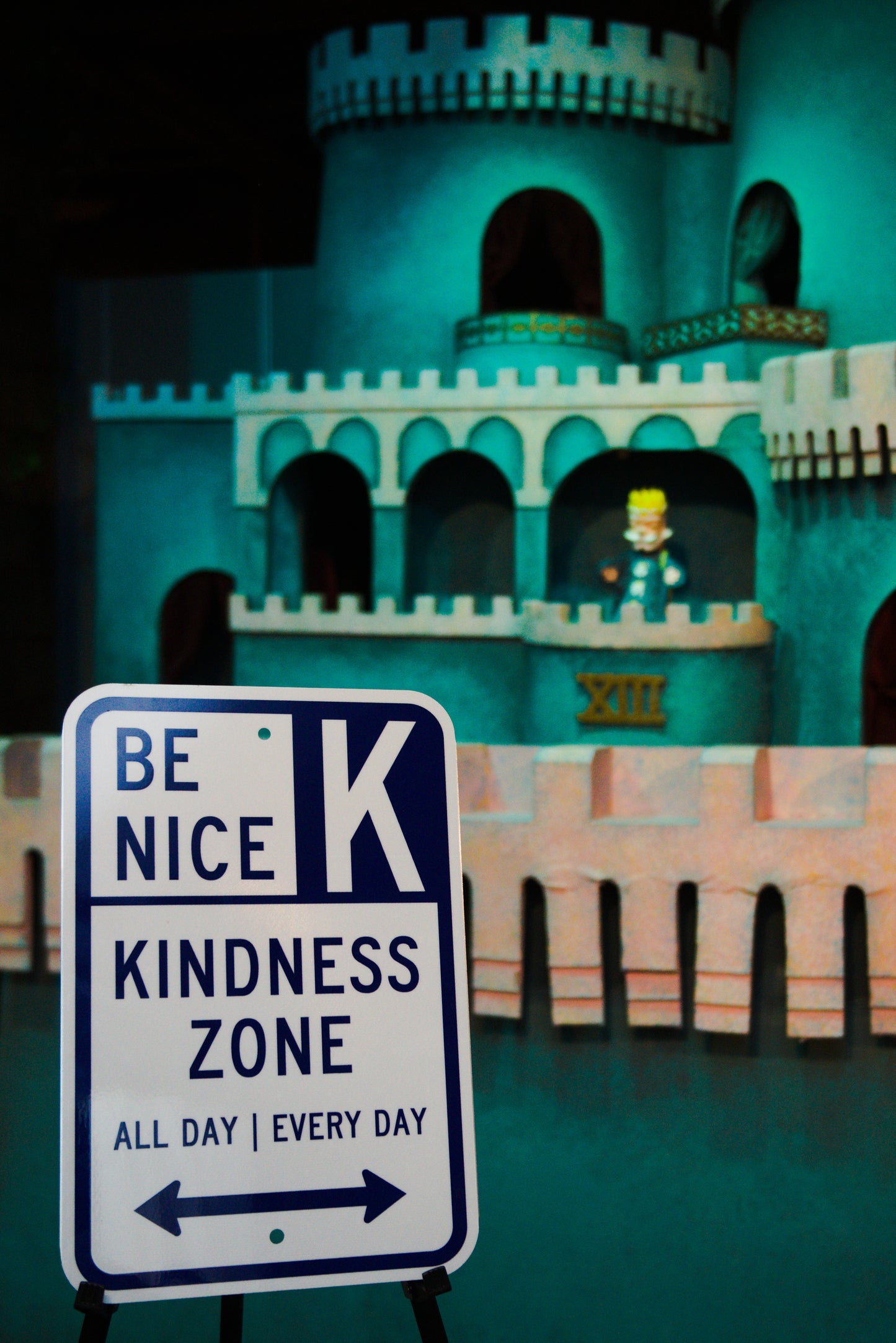 "Kindness Zone" Replica Road Sign (Full Size)