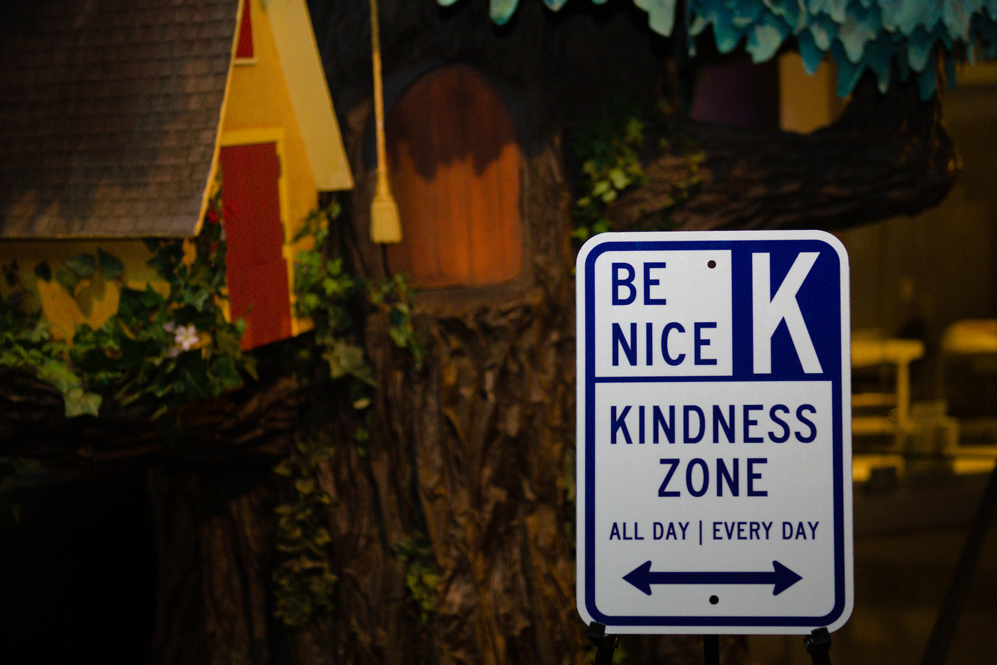 "Kindness Zone" Replica Road Sign (Full Size)