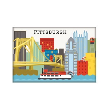 Pittsburgh Skyline Magnet