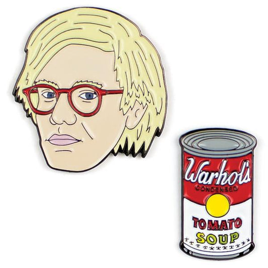 Andy Warhol Enamel Pin Set
