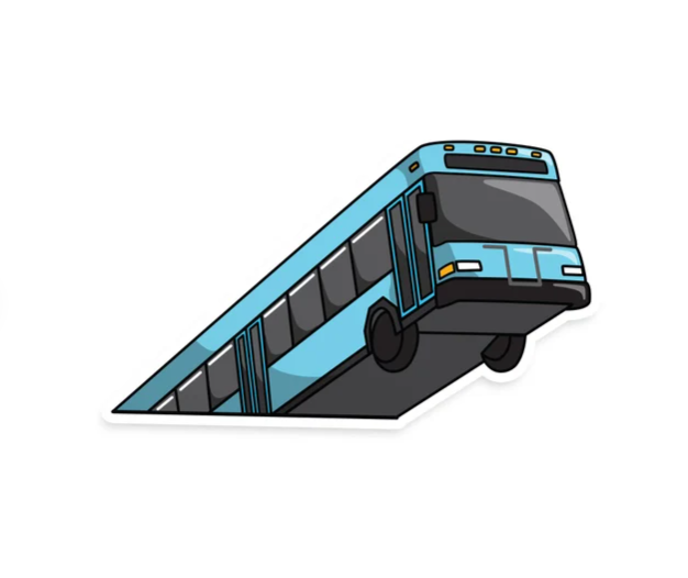 Pittsburgh Bus Sinkhole Sticker