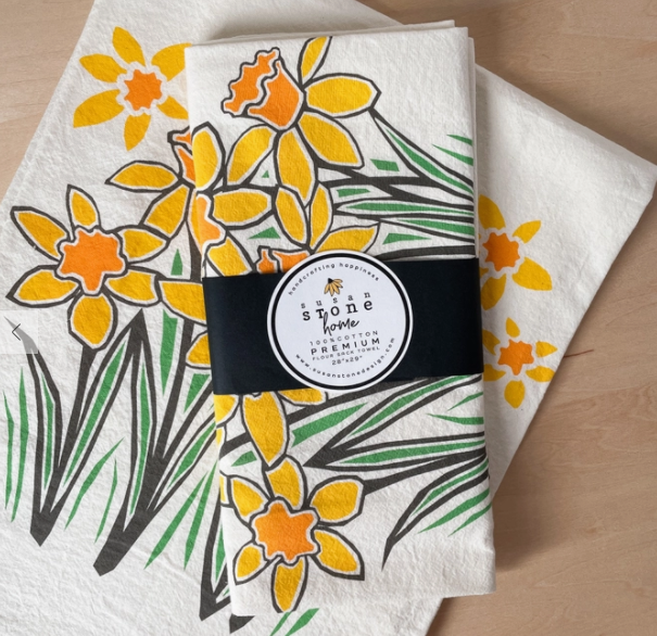Floral Tea Towel