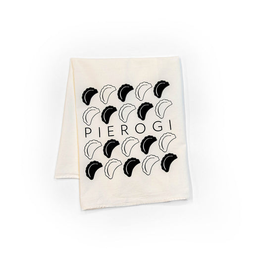 Pierogi Rows Tea Towel