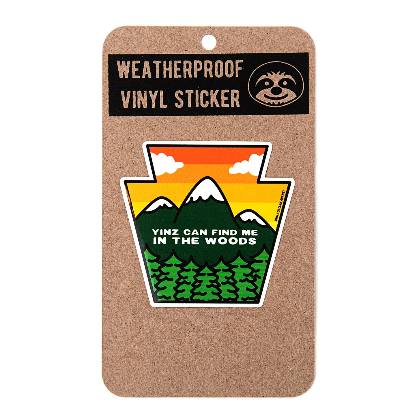 "In the Woods" Weatherproof Vinyl Sticker