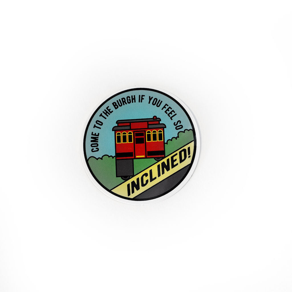 "So Inclined" Sticker