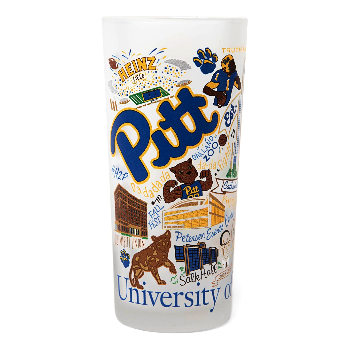 University of Pittsburgh Frosted Glass