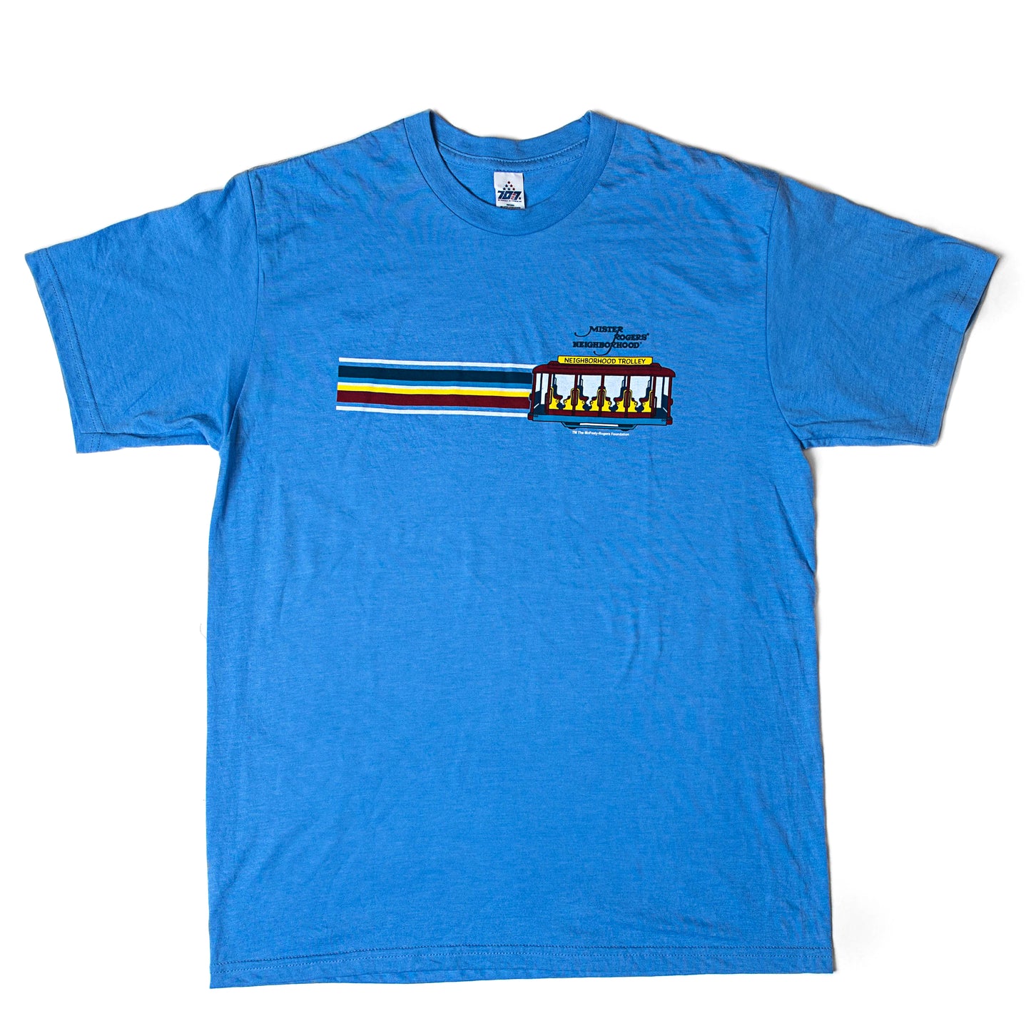 Mister Rogers Trolley Stripe T-Shirt