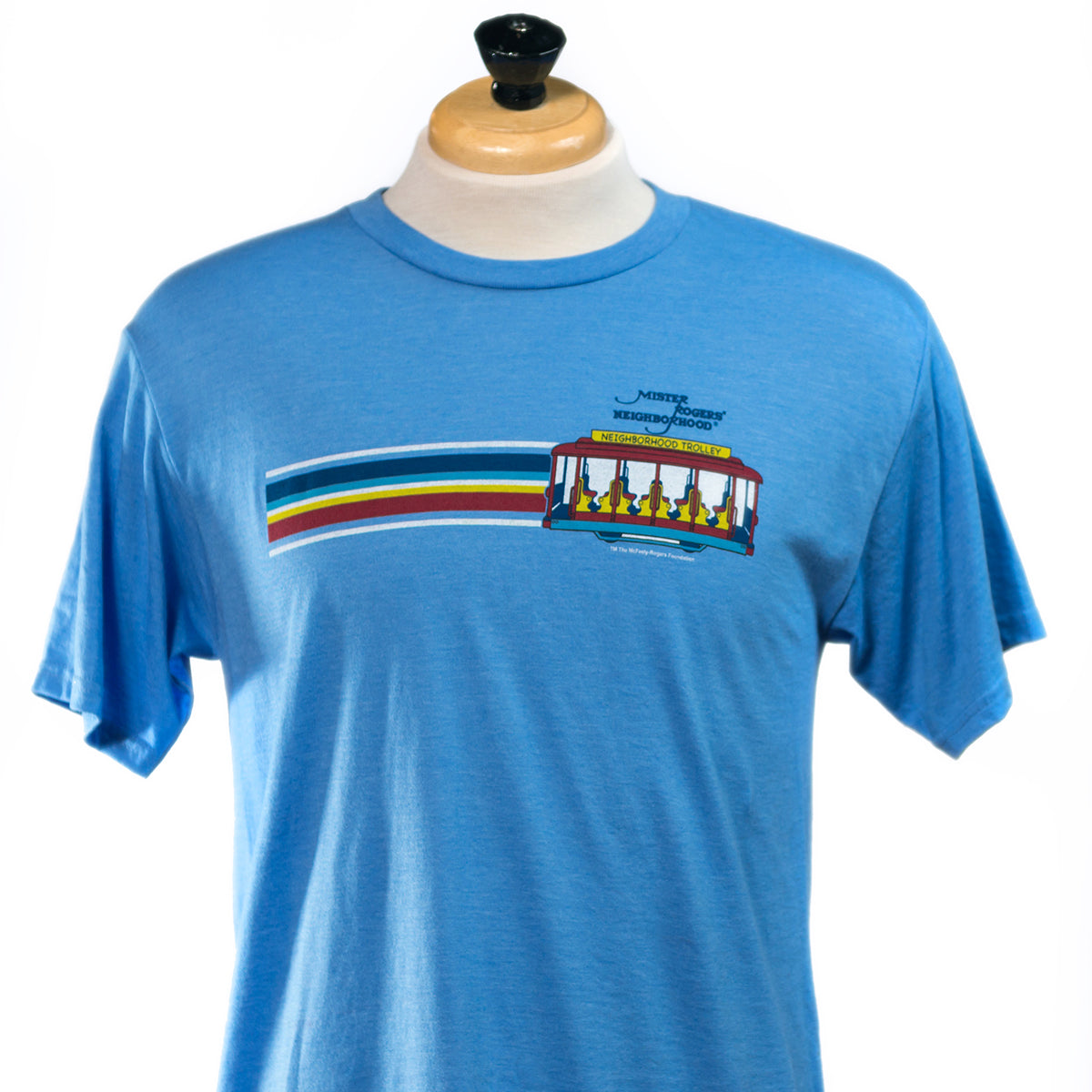Mister Rogers Trolley Stripe T-Shirt