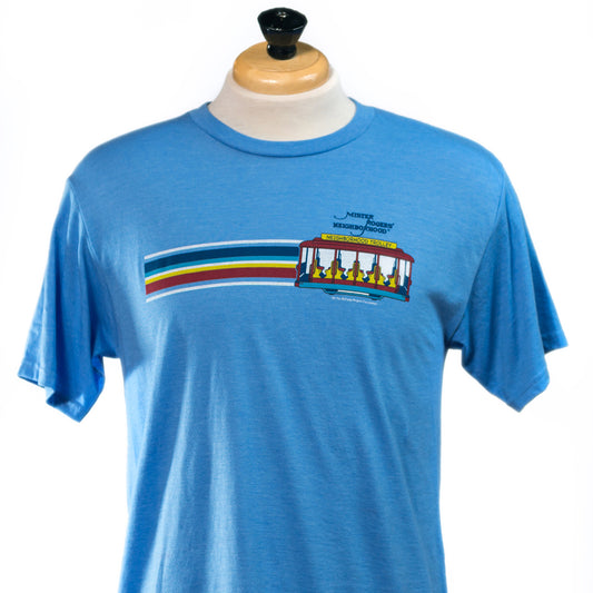 Mister Rogers Trolley Stripe T-Shirt