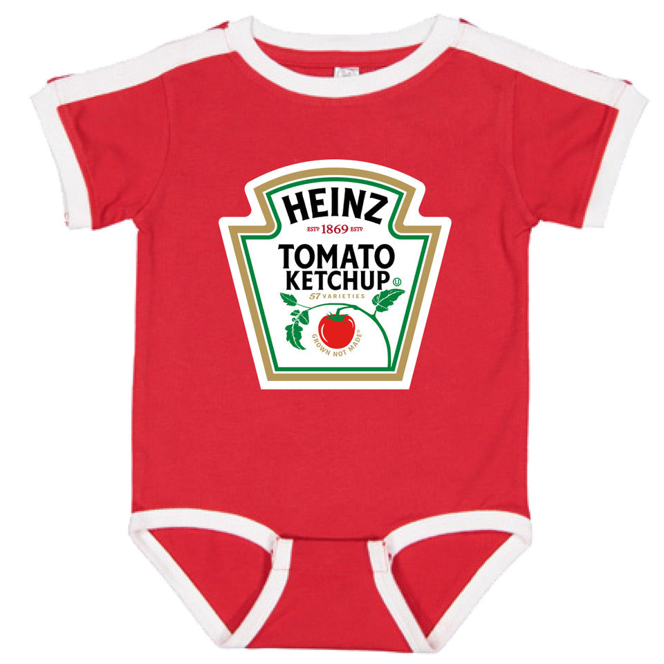 Heinz Ketchup Red Onesie