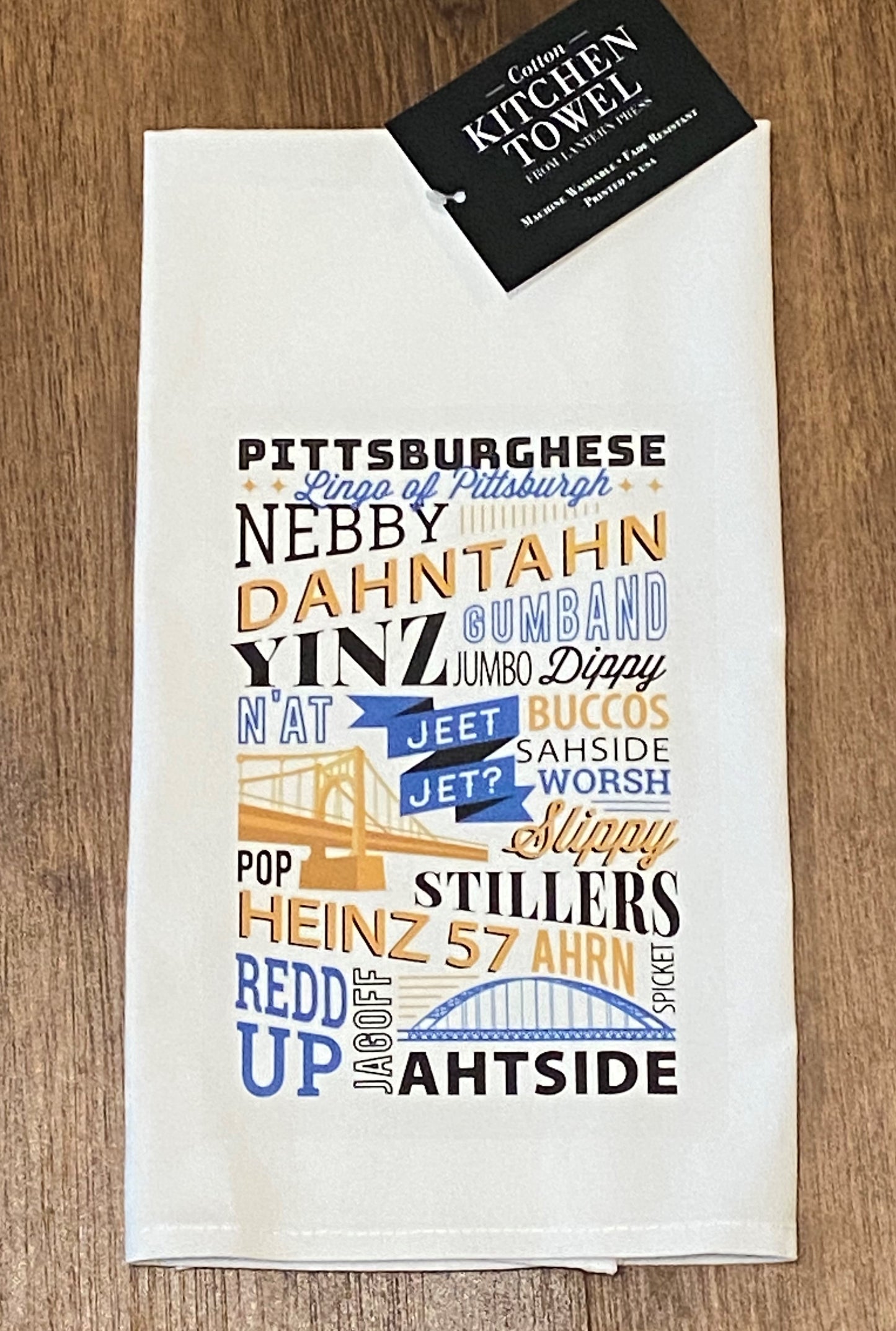 Pittsburghese Tea Towel