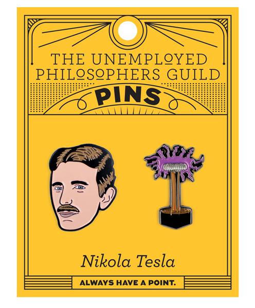 Nikola Tesla Pin Set