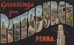 Greetings From Pittsburgh (Lantern Press) Coaster
