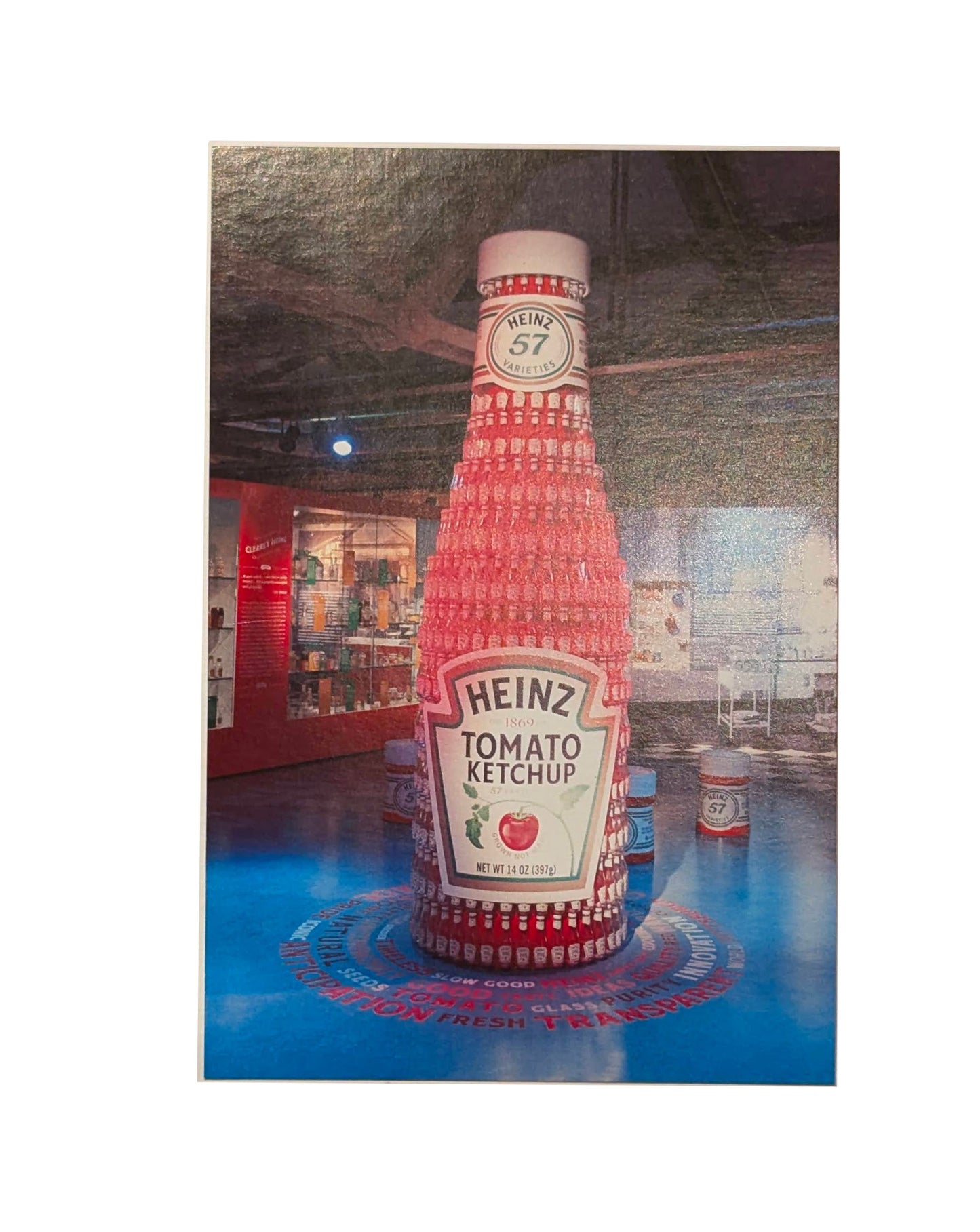 Ketchup Bottle Statue Postcard