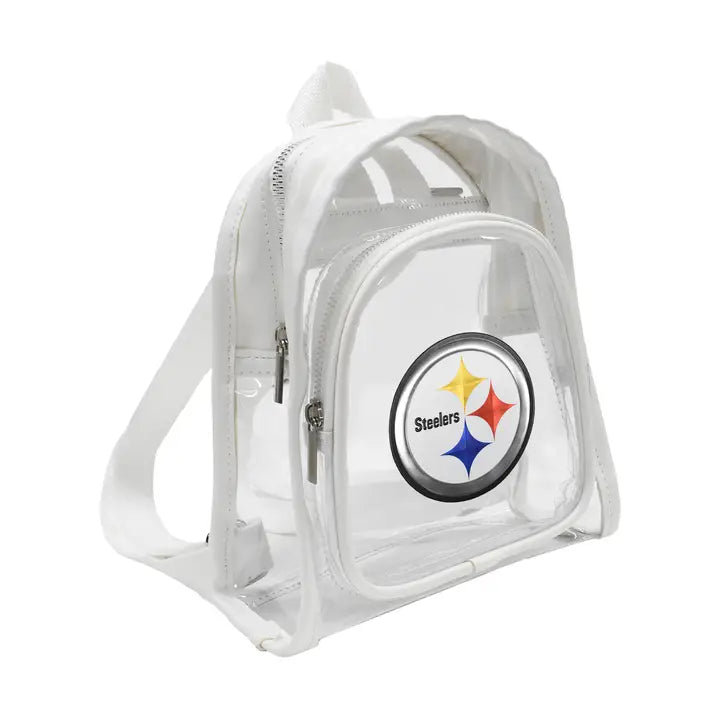 Pittsburgh Steelers Clear Mini Backpack