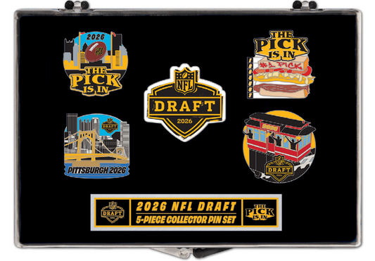 Pittsburgh 2026 NFL Draft 5-Pin Collector Set