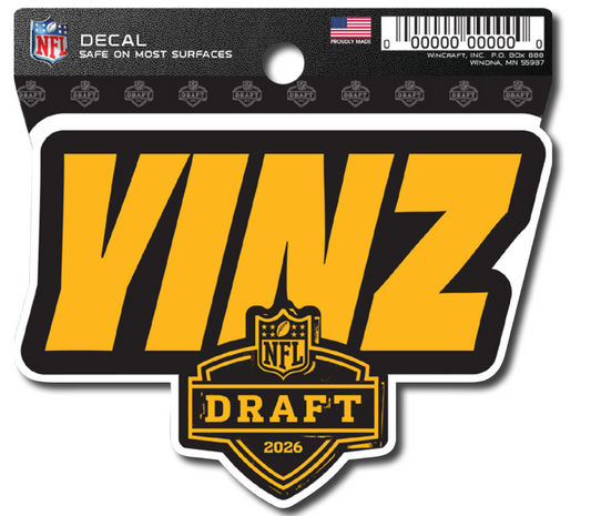 Pittsburgh 2026 NFL Draft 4" Decal Stickers