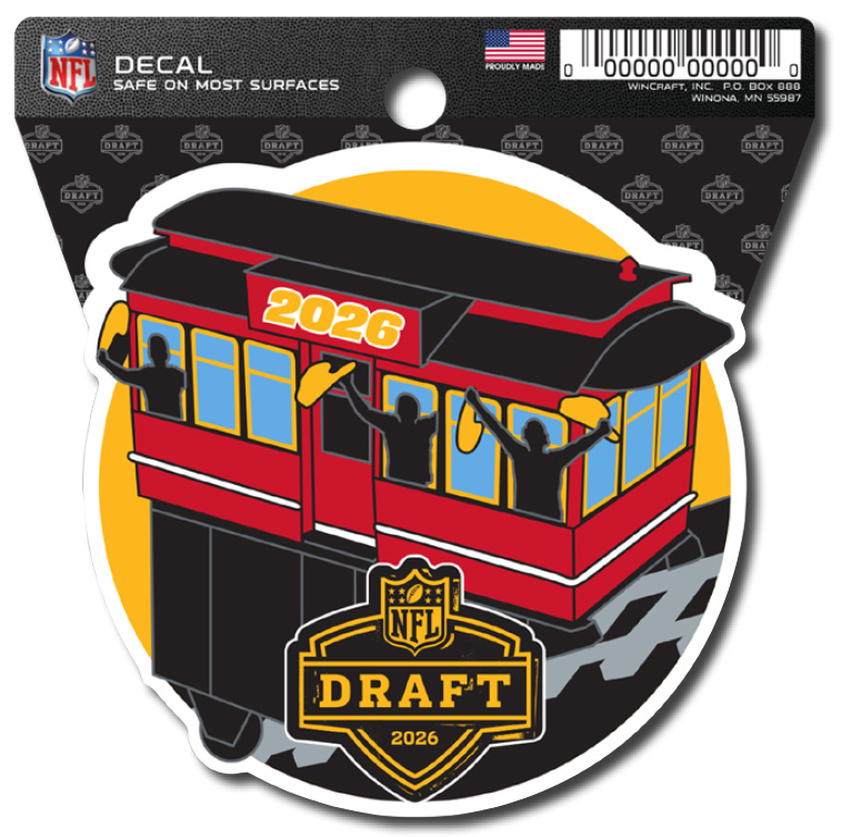 Pittsburgh 2026 NFL Draft 4" Decal Stickers