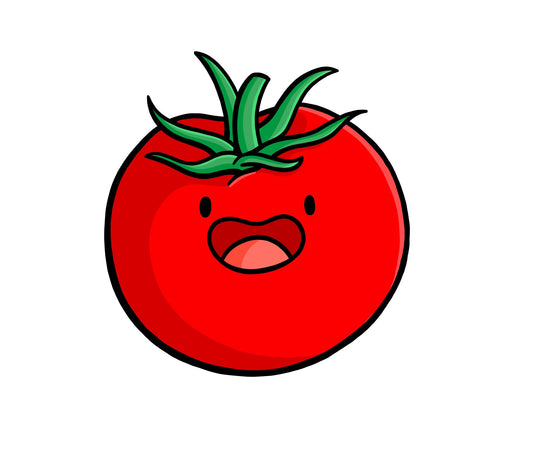 Happy Tomato (Sticker or Magnet)
