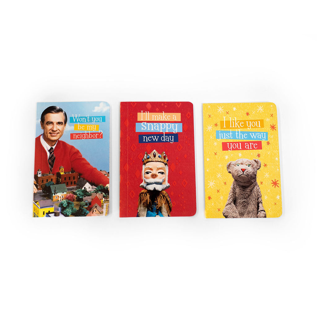 Mister Rogers Pocket Notebooks (Set of 3)