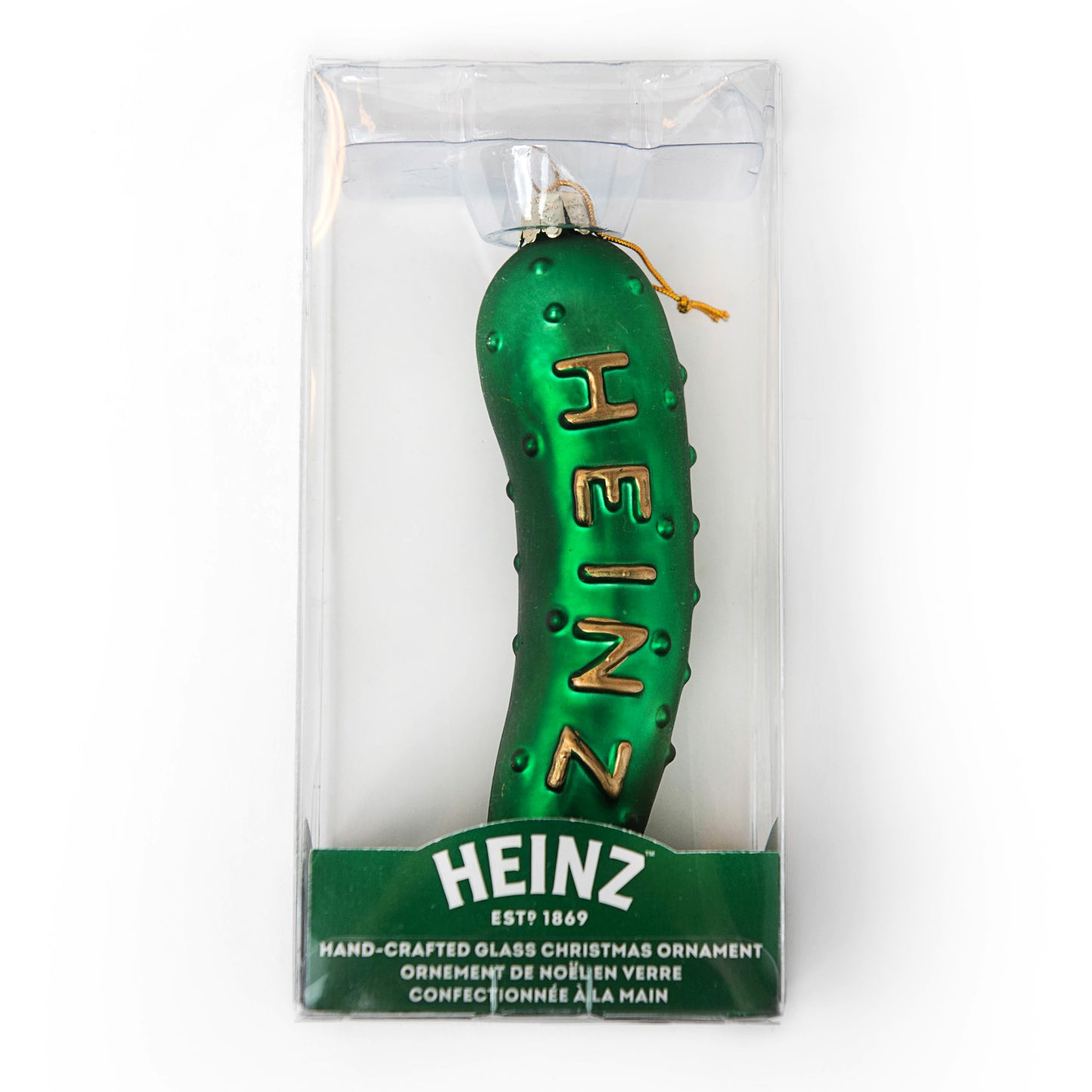 Heinz Pickle Glass Ornament