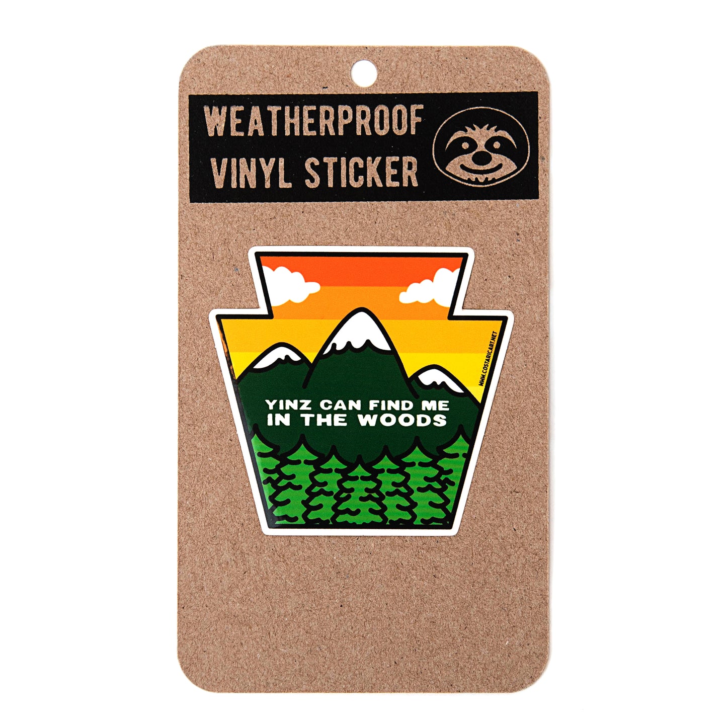 “In the Woods” Weatherproof Vinyl Sticker