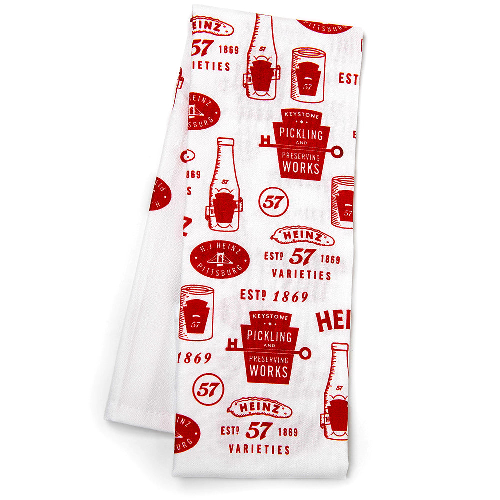 Heinz Vintage Pattern Tea Towel