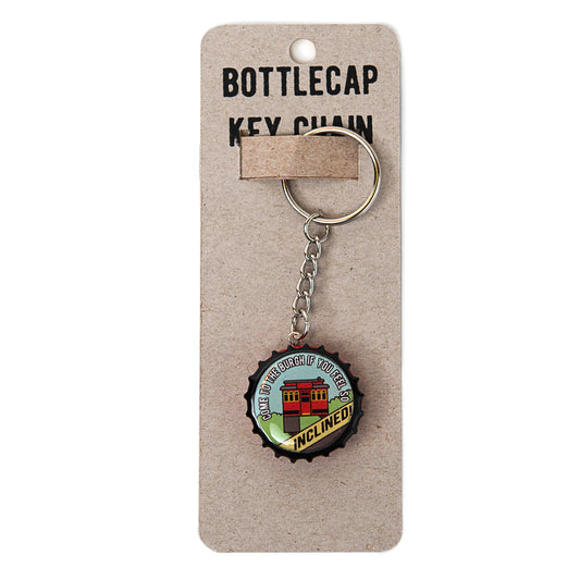 Incline Bottlecap Key Chain