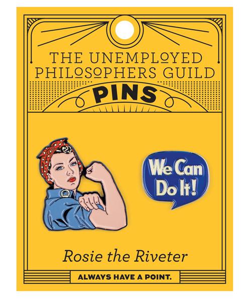 Rosie the Riveter Enamel Pin Set